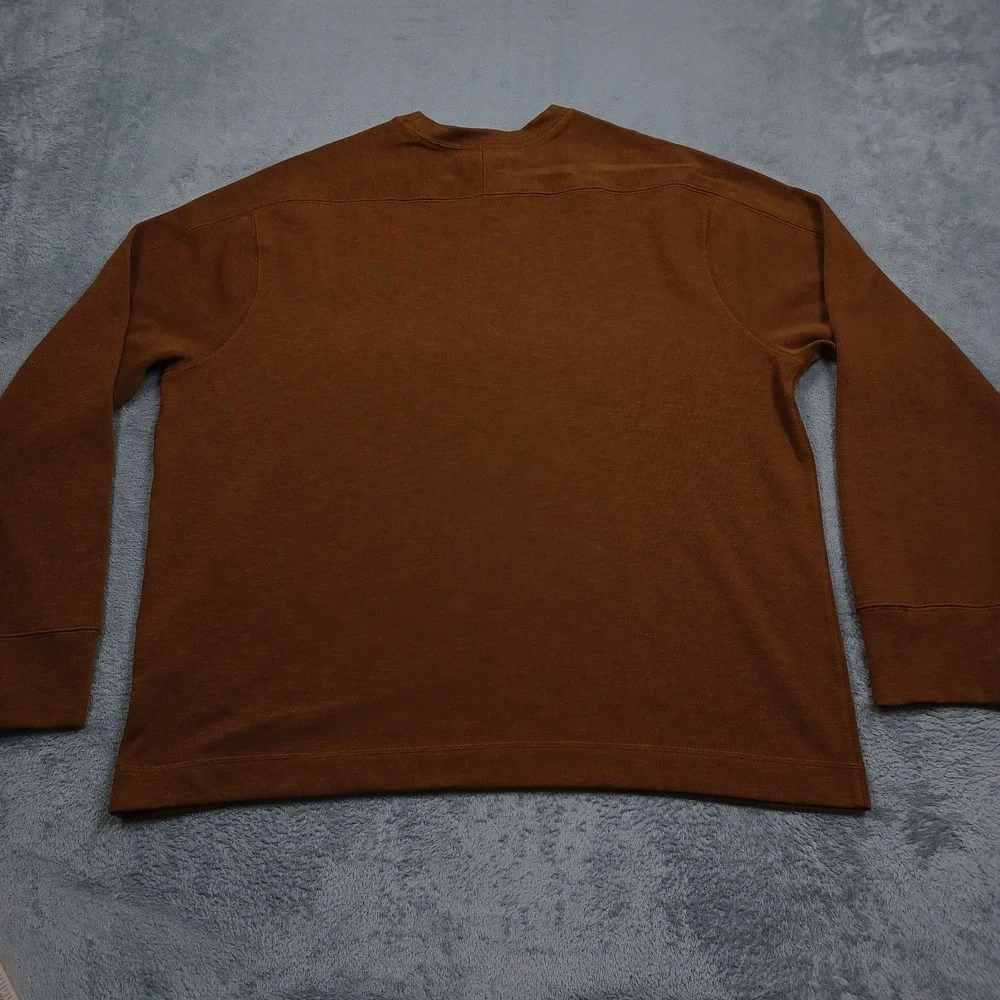 Banana Republic Sweater Mens XL Brown Crew Neck Preppy Pullover NWT